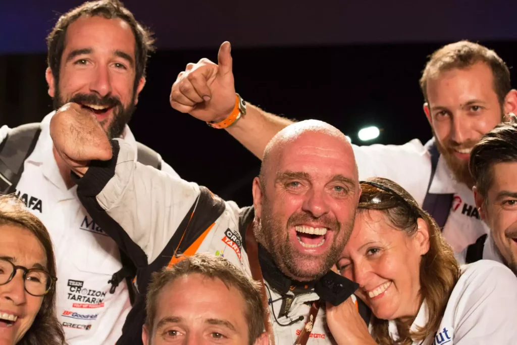 Philippe Croizon pour Rallye Dakar